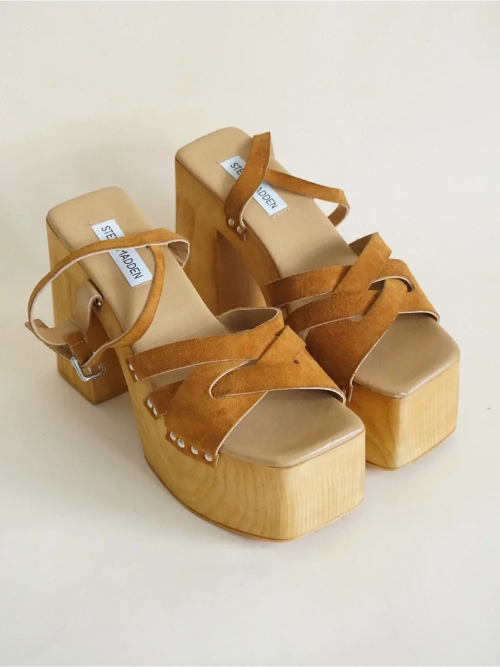 Steve Madden Brown Chunky Leather 